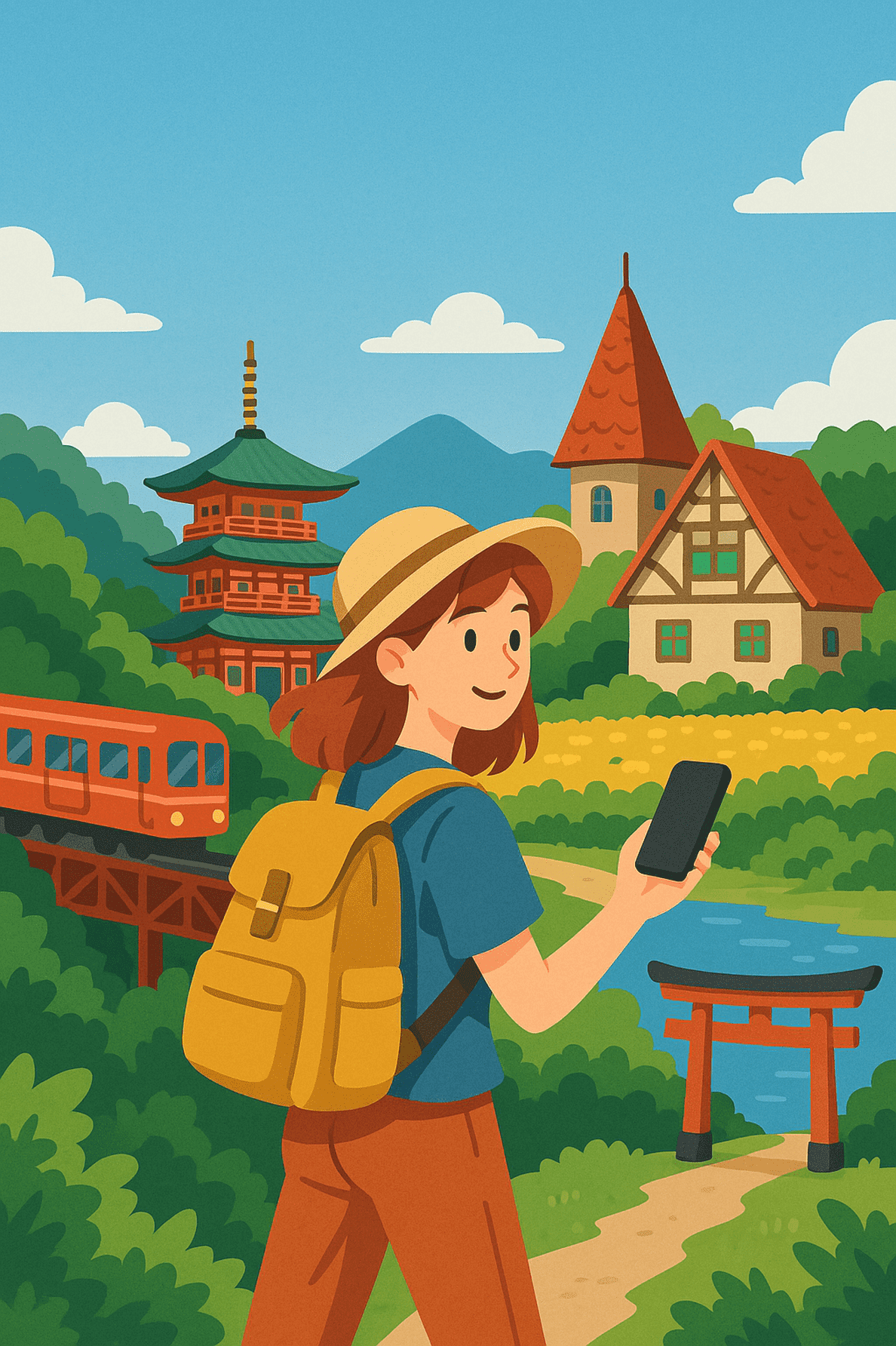 Exploring the Real-Life Ghibli Destinations: A Traveler’s Guide with eSIM Connectivity