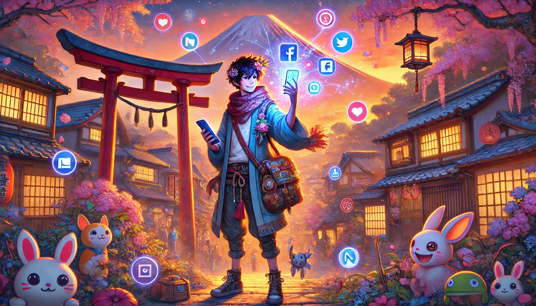 How to Share Your Ghibli-Inspired Trip in Real-Time Using eSIM and Social Media